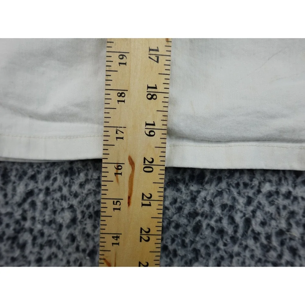 OshKosh‎ Bgosh Girls White Denim Button Front Overall Dress Size 7 OSH89379-SSI